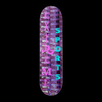 Extreme Sports- Lavendar Abstact 01 skateboards