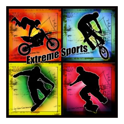 Extreme Sports Print by beverlytazangel