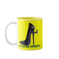 Extreme Sports Shoe Climbing mugs by uniqueandkinky Extreme Sports Shoe Climbing mugs
