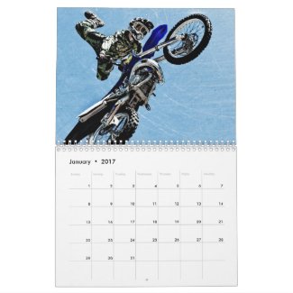 Extreme Sports, Skateboard, MotoX, Bike Calendar