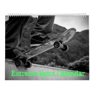 Extreme Sports, Skateboard, MotoX, Bike Calendar
