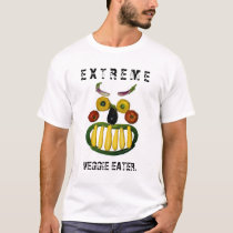 Extreme veggie eater. t-shirts