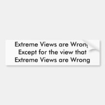 Extreme Views Bumper Stickers