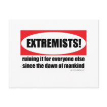 Extreme Views postcards by Saywhattees Extreme Views postcards