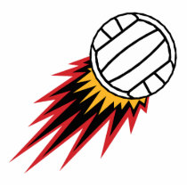 extreme volleball spike design acrylic cut outs