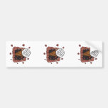 extreme volleyball breaking brick wall bumper stickers