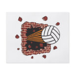extreme volleyball breaking brick wall flyers