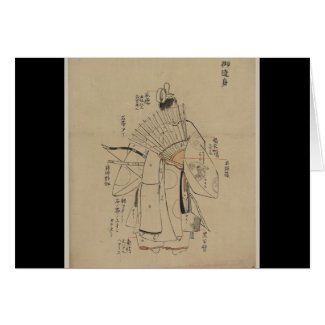 Extremely Detailed Portrait of Japanese Archer card