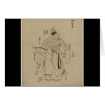 Extremely Detailed Portrait of Japanese Archer Cards