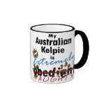Extremely Naughty Australian Kelpie Coffee Mugs