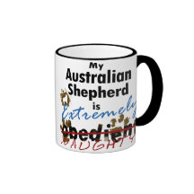 Extremely Naughty Australian Shepherd Coffee Mug