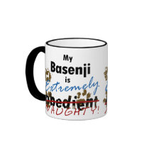 Extremely Naughty Basenji Mug