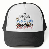 Extremely Naughty Beagle Mesh Hat