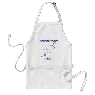 Extremely Sweet Inside (Steviol Molecule) apron