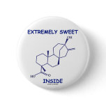 Extremely Sweet Inside (Steviol Molecule) Buttons