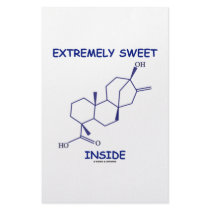 Extremely Sweet Inside (Steviol Molecule) stationery by wordsunwords Extremely Sweet Inside (Steviol Molecule) stationery