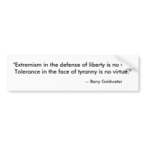 "Extremism in the defense of liberty is no vice... bumper stickers by targey "Extremism in the defense of liberty is no vice... bumper stickers