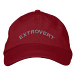 Extrovert cap embroidered hats