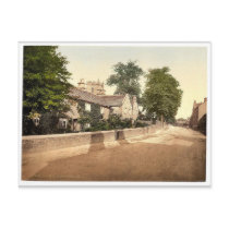 Eyam Plague Cottages, Derbyshire, England classic Postcards