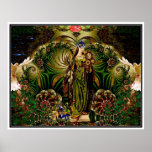 Eyasha, Goddess of Peace and Tranquility Posters