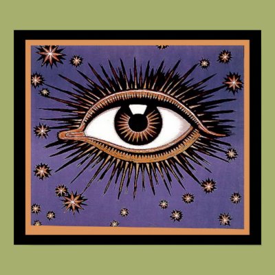 Eye and Stars Poster Zazzle_print Eye and Stars Poster Zazzle_print