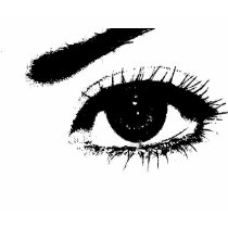 Eye (black & white) t-shirts by qlaudhya Eye (black & white) t-shirts