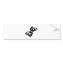 eye bleeding eye bumper sticker