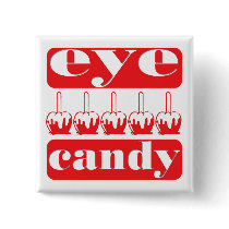 Eye Candy Apples Button for Hotties