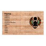Eye-catching Egyptian Papyrus Business Card business cards