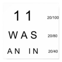 Eye Chart - 911 Truth posters