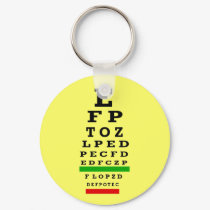 EYE CHART Gifts keychains