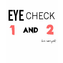 EYE CHECK - 1 and 2, by live. rock. yell! t-shirts