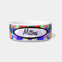 Eye Collage Customizable Pet Bowl