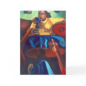 'Eye Contact' blank greeting card