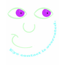 Eye Contact is Overrated Kids' Dark Shirts