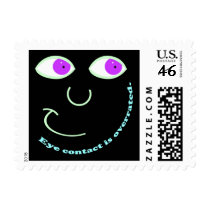 Eye Contact is Overrated Stamps