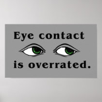 Eye Contact Poster
