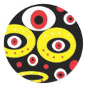 eye face man stickers by kotzradio eye face man stickers