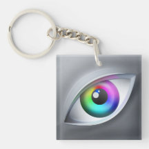 Eye For Color App key chain Square Acrylic Key Chains
