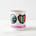 Eye Heart Pictogram, <PERSONALIZE> mugs by customize_it Eye Heart Pictogram, <PERSONALIZE> mugs