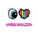 Eye Heart Pictogram, <PERSONALIZE> t-shirts by customize_it Eye Heart Pictogram, <PERSONALIZE> t-shirts