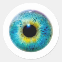 Eye I Round Sticker