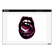 eye in mouth decal for laptop