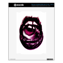 eye in mouth NOOK decal