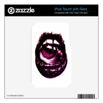 eye in mouth skins for iPod touch 4G