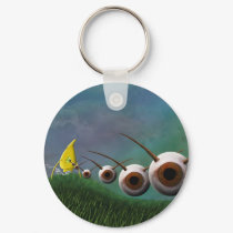 Eye Invaders Keychain by MDKgraphics Eye Invaders Keychain