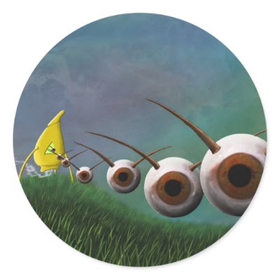 Eye Invaders Sticker by MDKgraphics