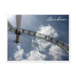 eye london round post card