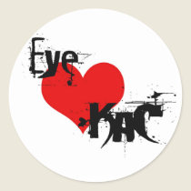 EYE LOVE KaC STicky stickers