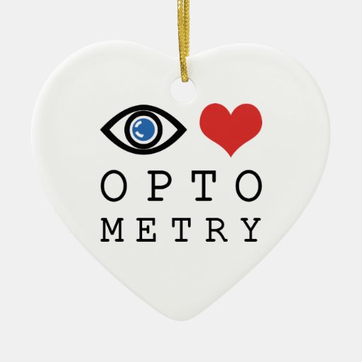 Eye Love Optometry Christmas Tree Ornament Zazzle